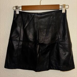 Forever 21 Faux Leather Mini Skirt #19